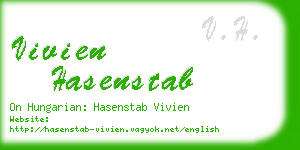 vivien hasenstab business card